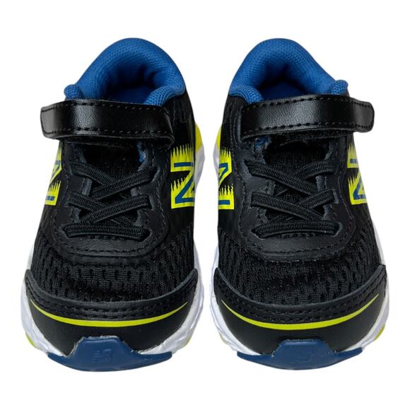 New Balance Toddler Kids Hash Velcro Black Size 4 - Picture 2 of 7